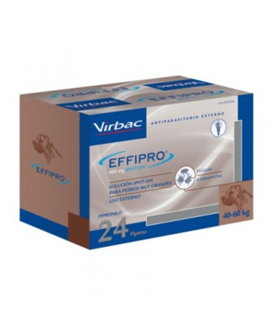 EFFIPRO 402 MG SPOT ON PERRO 40-60KG 24 PIP