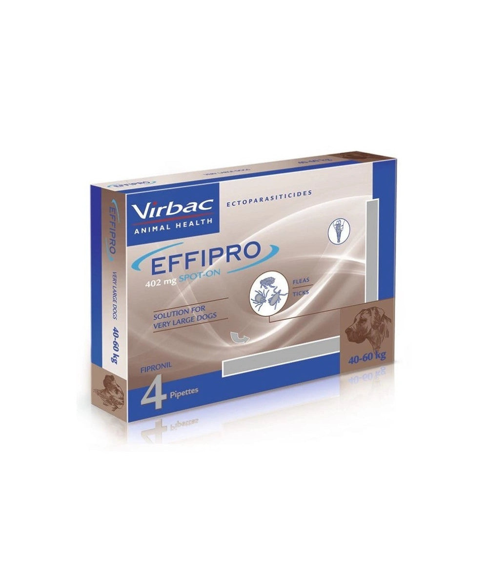 EFFIPRO 402 MG SPOT ON PERRO 40-60KG 4 PIP