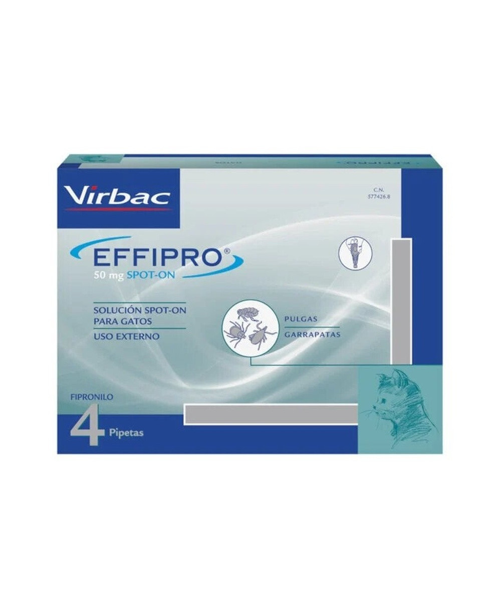 EFFIPRO 50 MG SPOT ON GATOS 4 PIP