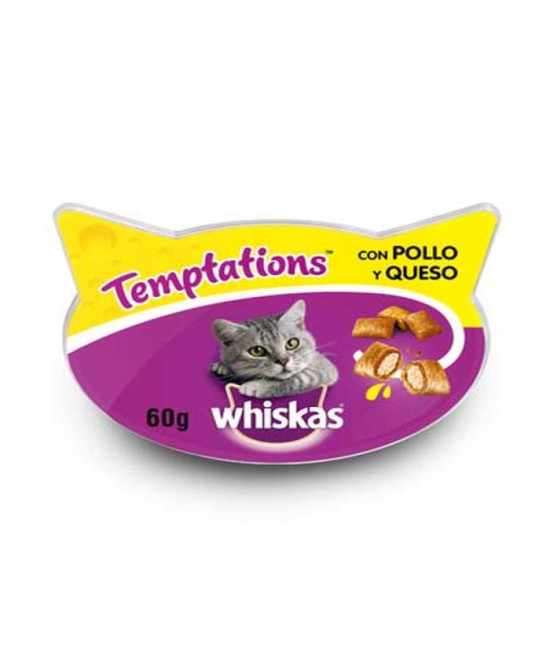 WHISKAS TEMPTATIONS POLLO 8x60 GR