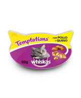 WHISKAS TEMPTATIONS POLLO 8x60 GR