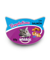 WHISKAS TEMPTATIONS SALMON 8x60 GR