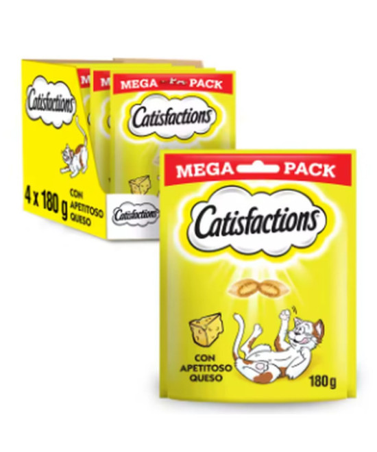CATISFACTIONS MAXI PACK QUESO 4 X 180 GR