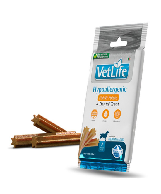 FARMINA TREAT VET LIFE PERRO HYPO PESCADO ADULT MED/M 110GR