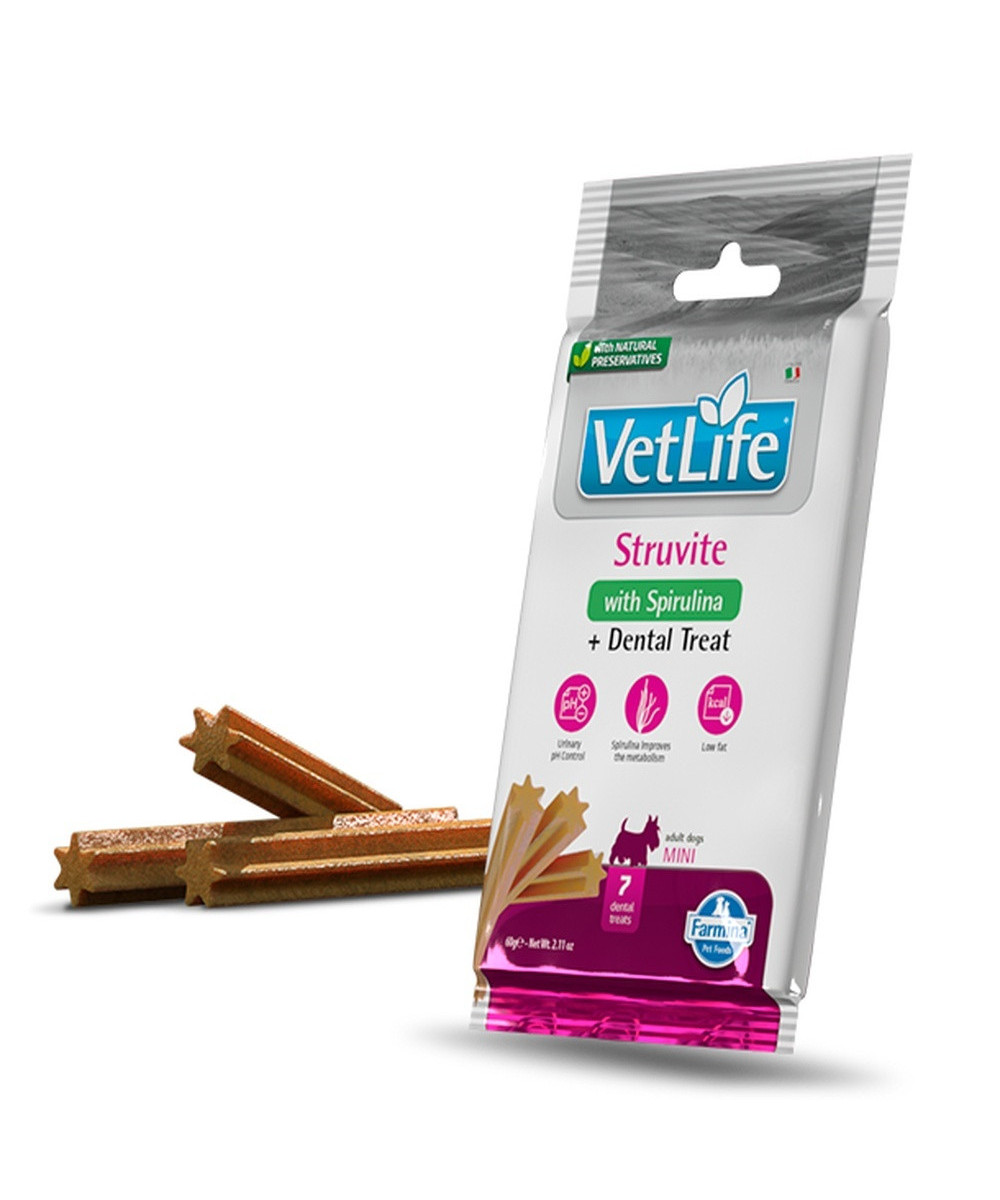 FARMINA TREAT VET LIFE PERRO STRUVITE ADULT MINI 60GR
