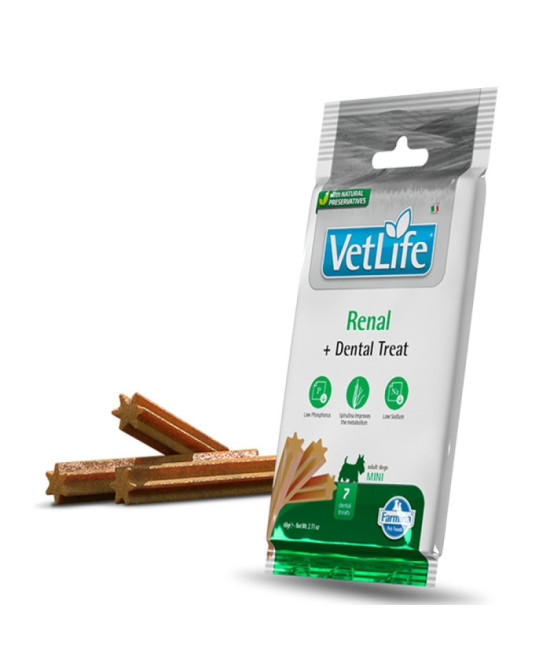 FARMINA TREAT VET LIFE PERRO RENAL ADULT MINI 60GR