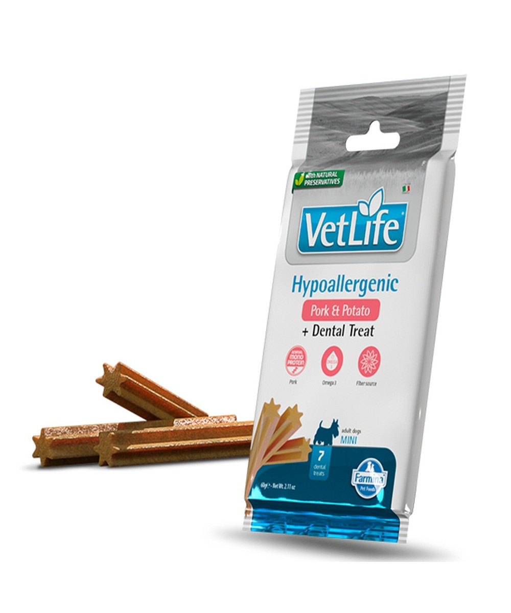 FARMINA TREAT VET LIFE PERRO HYPO CERDO ADULT MINI 60GR