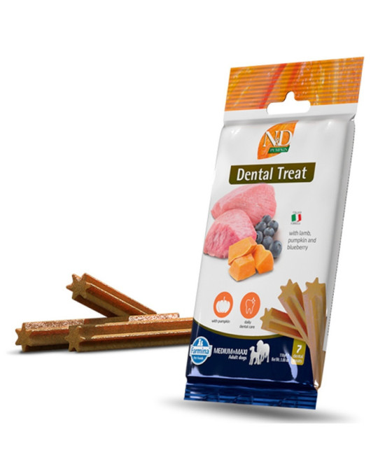 FARMINA TREAT ND PUMPKIN PERRO CORDERO ADULT MED/MAX 110GR