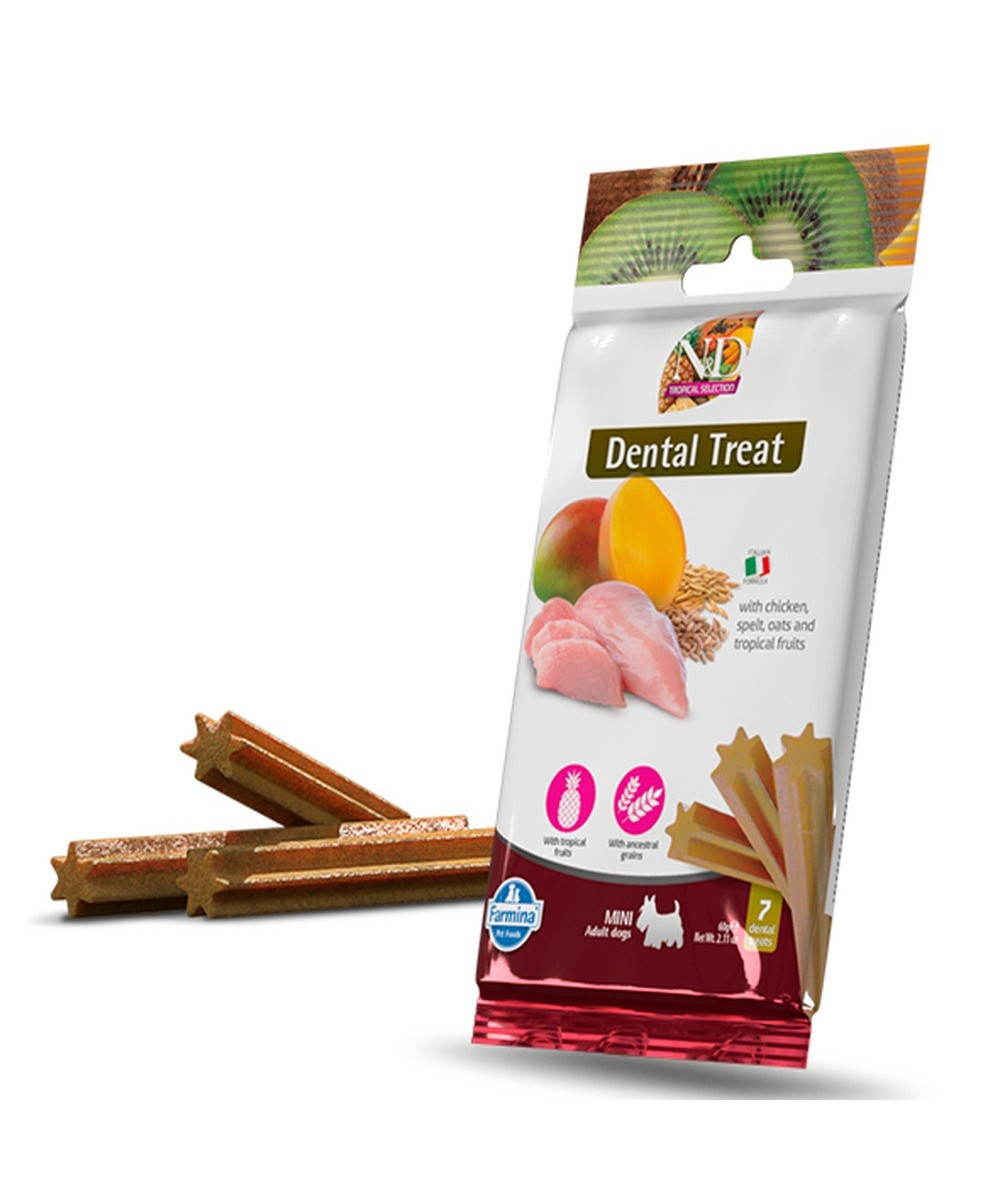 FARMINA TREAT ND TROPICAL SELECTION POLLO MINI 60GR