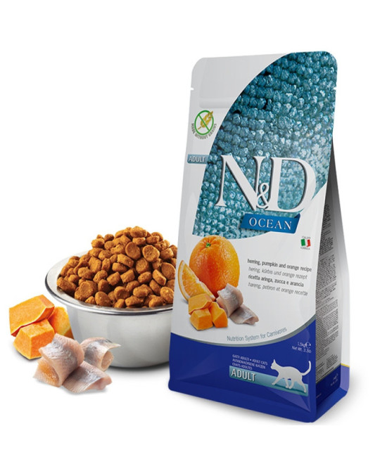 FARMINA ND GATO OCEAN PUMPKIN ARENQUE 300GR