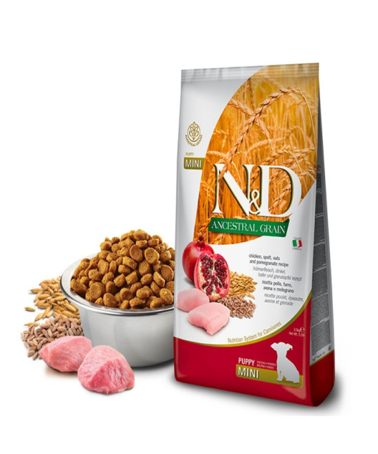 FARMINA ND PERRO PUPPY ANCESTRAL MINI POLLO 800GR