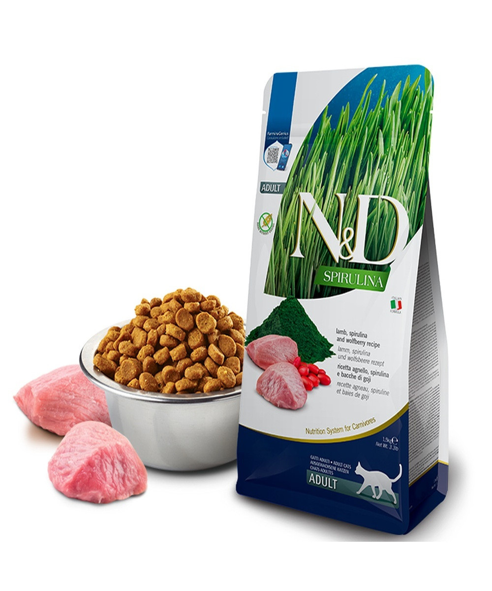 FARMINA ND GATO SPIRULINA CORDERO 1