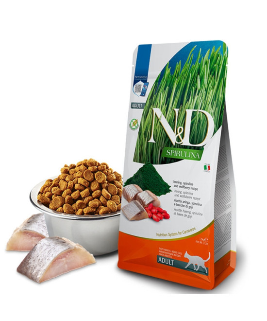 FARMINA ND GATO SPIRULINA ARENQUE 1