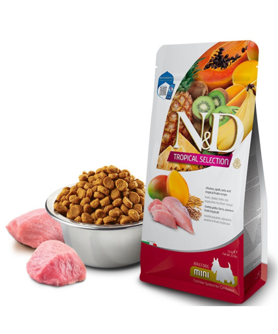 FARMINA ND PERRO TROPICAL SELECTION MINI POLLO 1