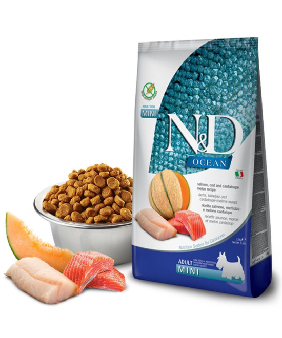 FARMINA ND PERRO OCEAN SALMON BACALAO MINI 2