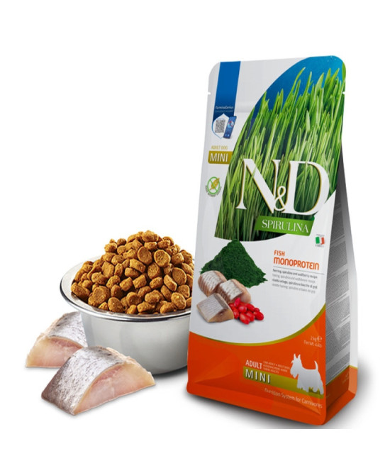 FARMINA ND PERRO SPIRULINA MINI ARENQUE 2KG