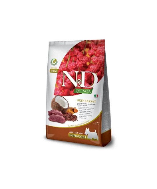 FARMINA ND PERRO QUINOA SKIN COAT VENADO MINI 2
