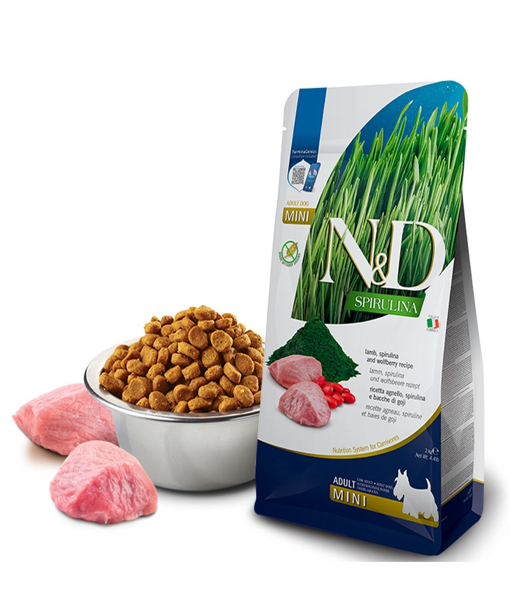 FARMINA ND PERRO SPIRULINA MINI CORDERO 2KG