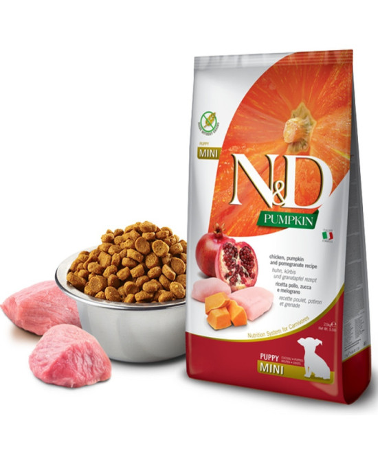 FARMINA ND PERRO PUPPY PUMPKIN MINI POLLO 2