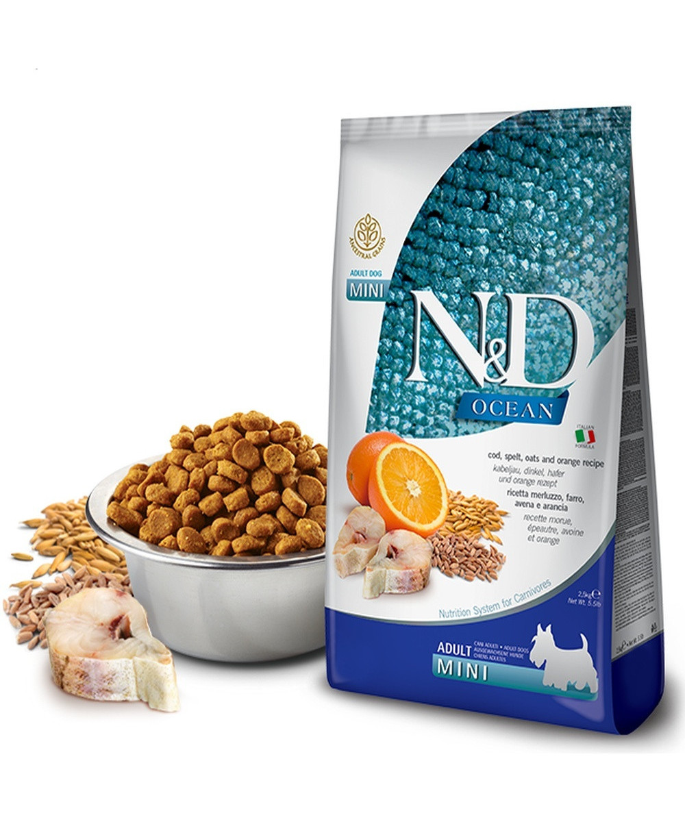 FARMINA ND PERRO OCEAN LOW GRAIN MINI BACALAO 2