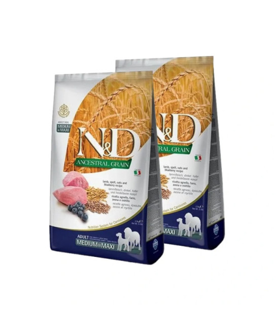 FARMINA ND PERRO ANCESTRAL GRAIN MEDIUM MAXI CORDERO 2