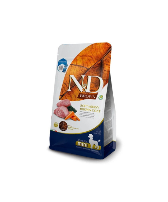 FARMINA ND BROWN PERRO CORDERO SPIRULINA MINI 2KG