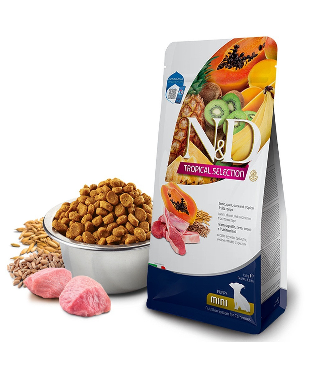 FARMINA ND PERRO PUPPY TROPICAL SELECTION MINI CORDERO 5KG