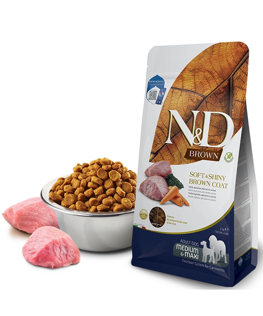 FARMINA ND BROWN PERRO CORDERO SPIRULINA MED/MAX 7KG