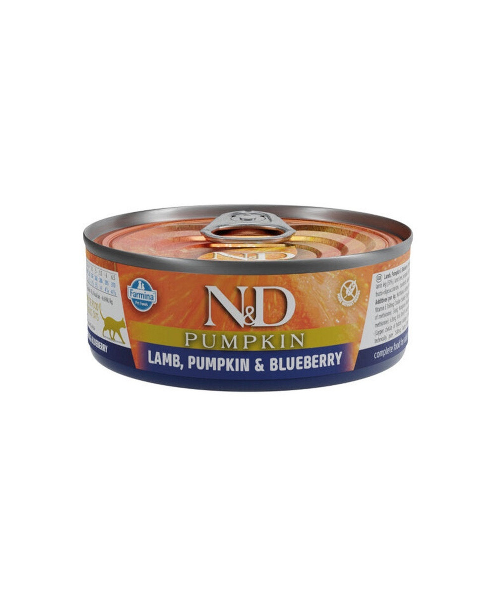 FARMINA ND GATO PUMPKIN CORDERO 70GR