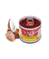 FARMINA ND GATO QUINOA SKIN COAT CODORNIZ 80GR