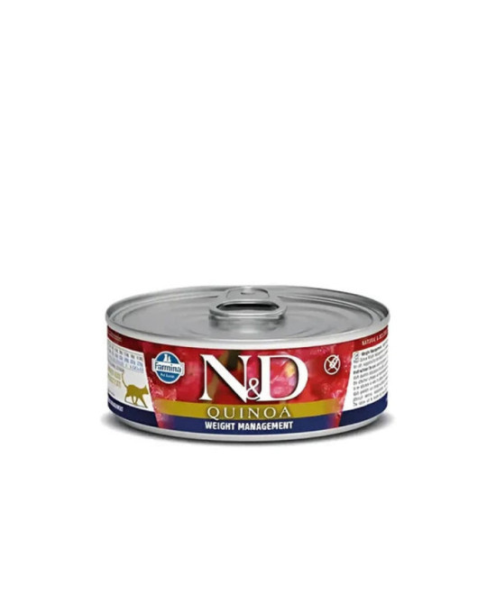 FARMINA ND GATO QUINOA WEIGHT MANAGEMENT 80GR