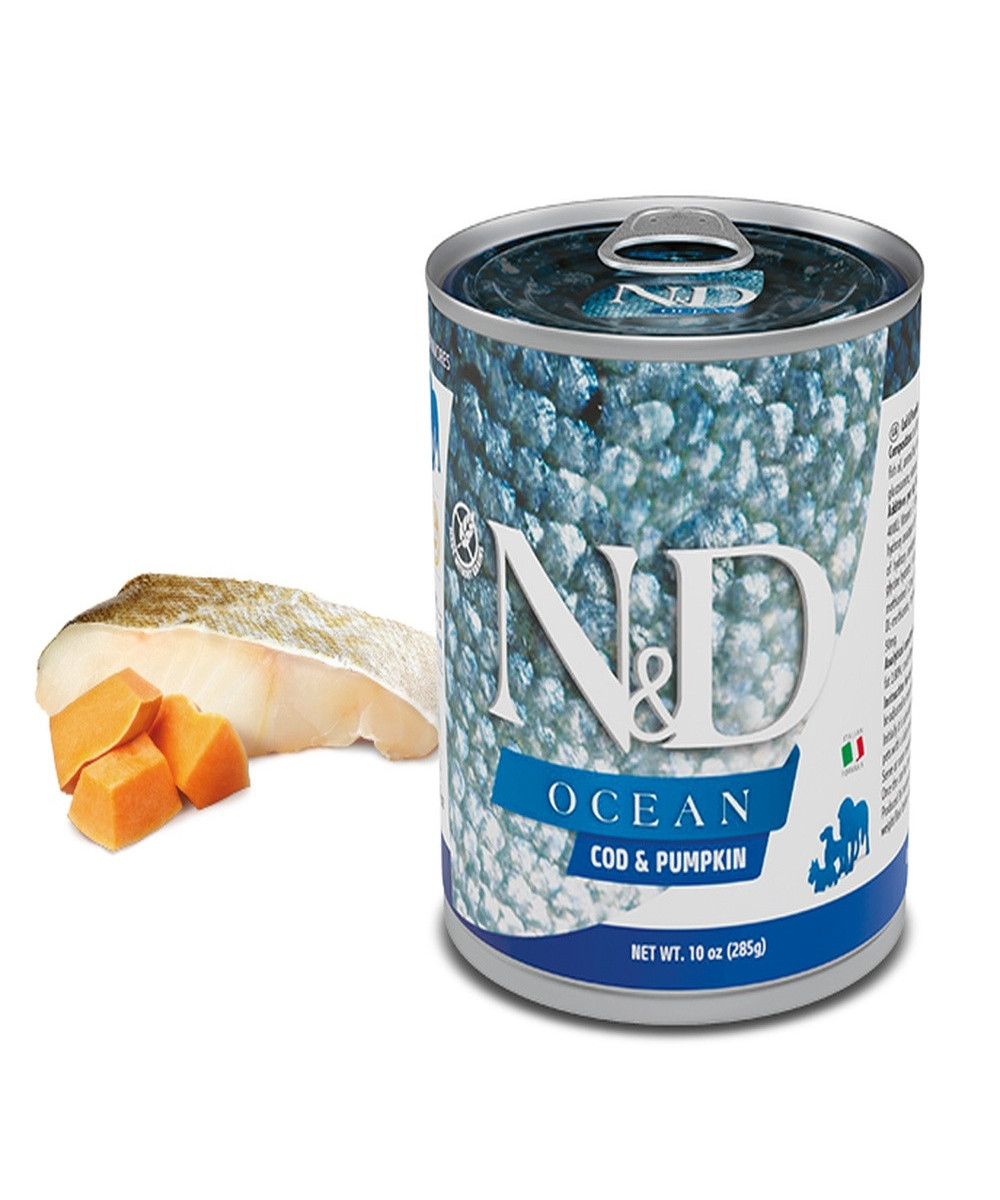 FARMINA ND PERRO OCEAN PUMPKIN BACALAO 285GR