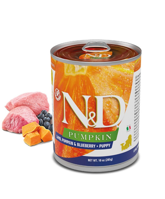 FARMINA ND PERRO PUPPY PUMPKIN CORDERO 285GR
