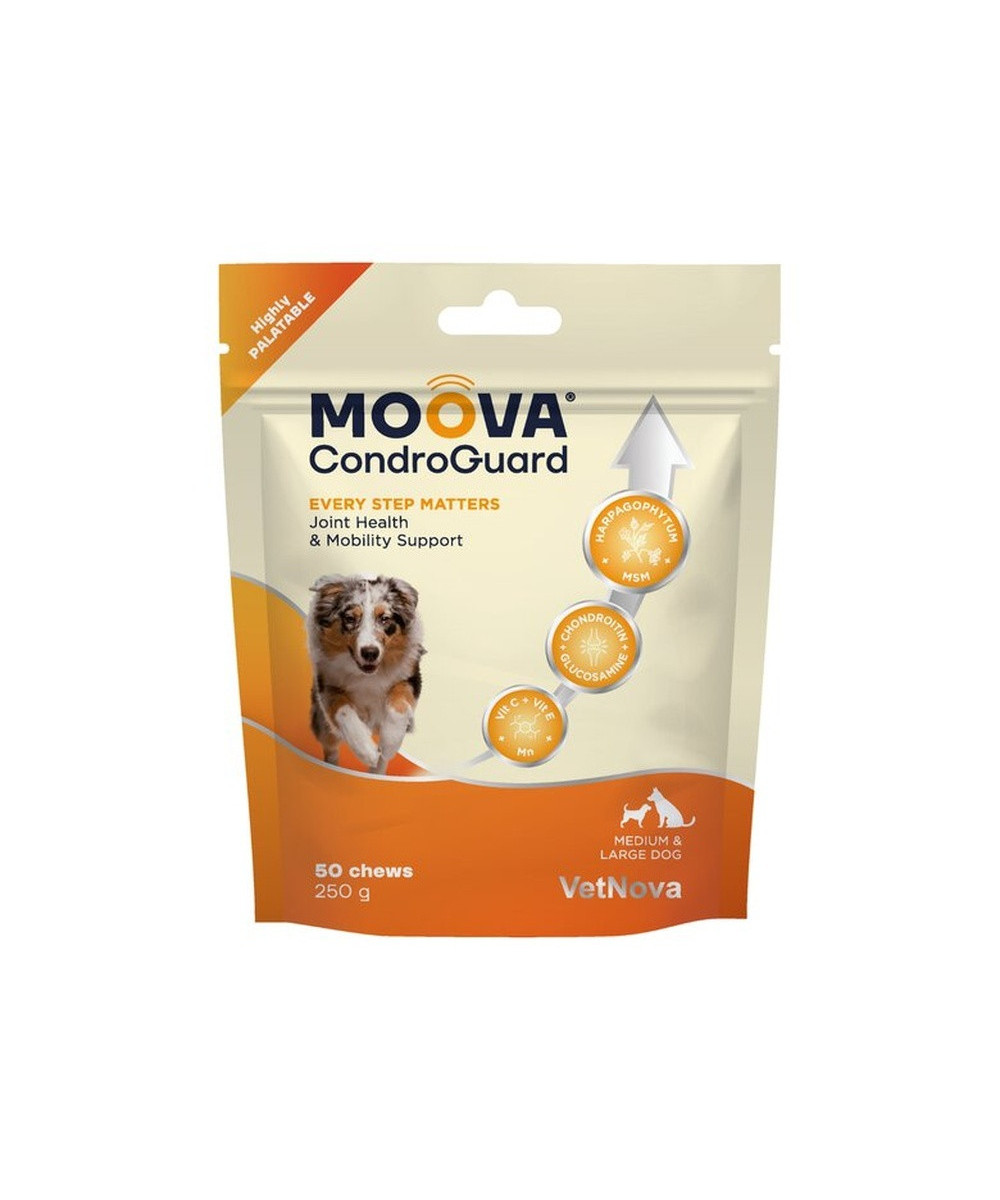MOOVA CONDROGUARD PERROS MEDIUM & LARGE 50 CHEWS