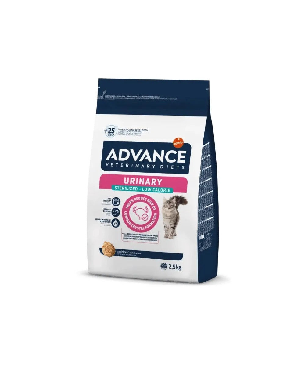 ADVANCE VETERINARY DIETS GATO ST. URINARY LOW CAL 2.5 KG