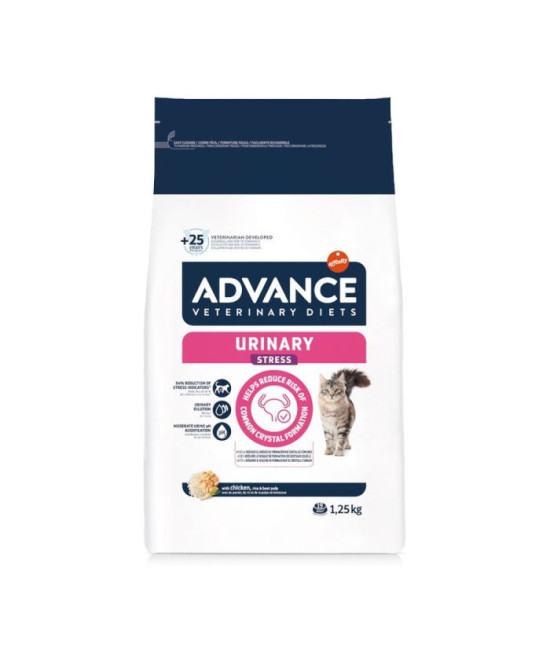 ADVANCE VETERINARY DIETS GATO URINARY STRESS 1.25 KG