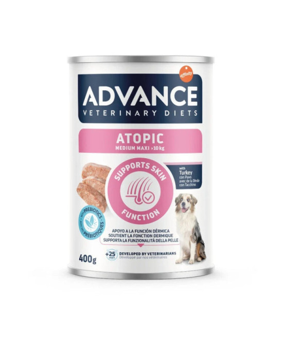 AVET ATOPIC MED/MAX COMIDA HUMEDA PERROS 400G