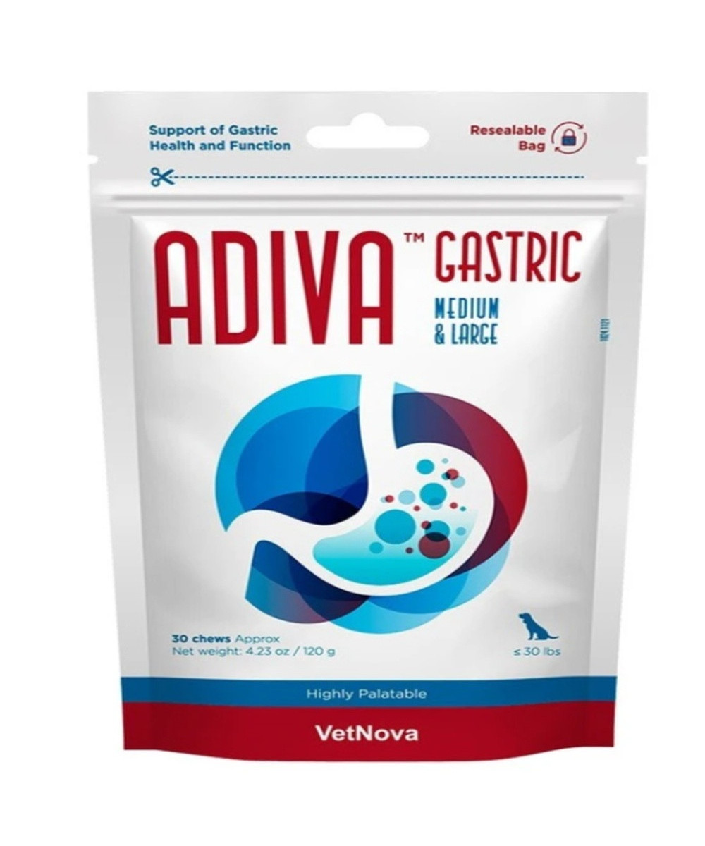 ADIVA GASTRIC MEDIUM & LARGE 30 CHEWS