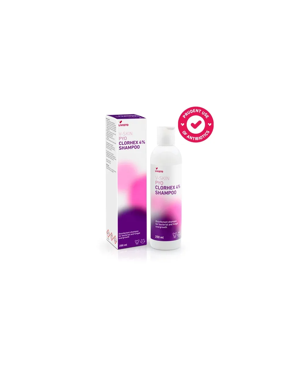 V-SKIN PYO CLORHEX 4% CHAMPU 250 ML