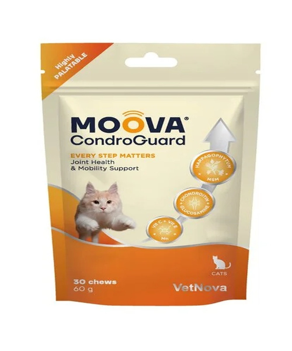 MOOVA CONDROGUARD GATOS 30 CHEWS
