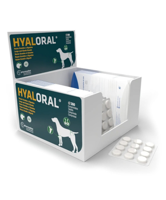HYALORAL RAZAS GRANDES 360 COMPRIMIDOS