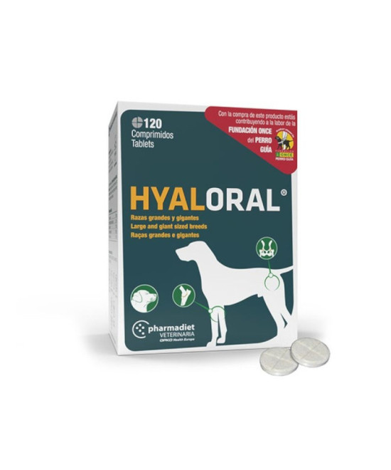 HYALORAL RAZAS GRANDES 120 COMPRIMIDOS BLISTER