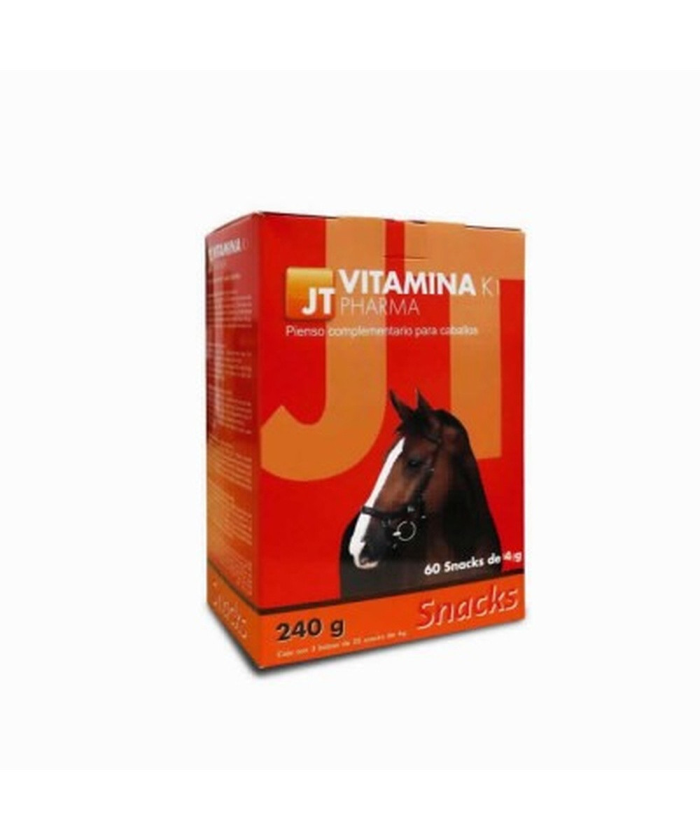 JT-VITAMINA K1 CABALLOS 60 SNACKS x 4 GR