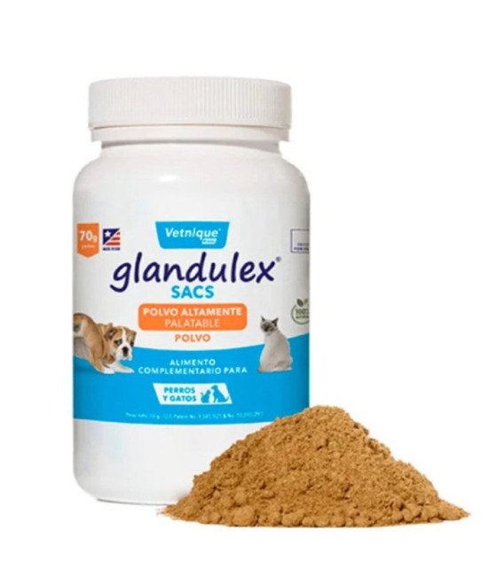 GLANDULEX SACS 70 GRAMOS (PERROS Y GATOS)