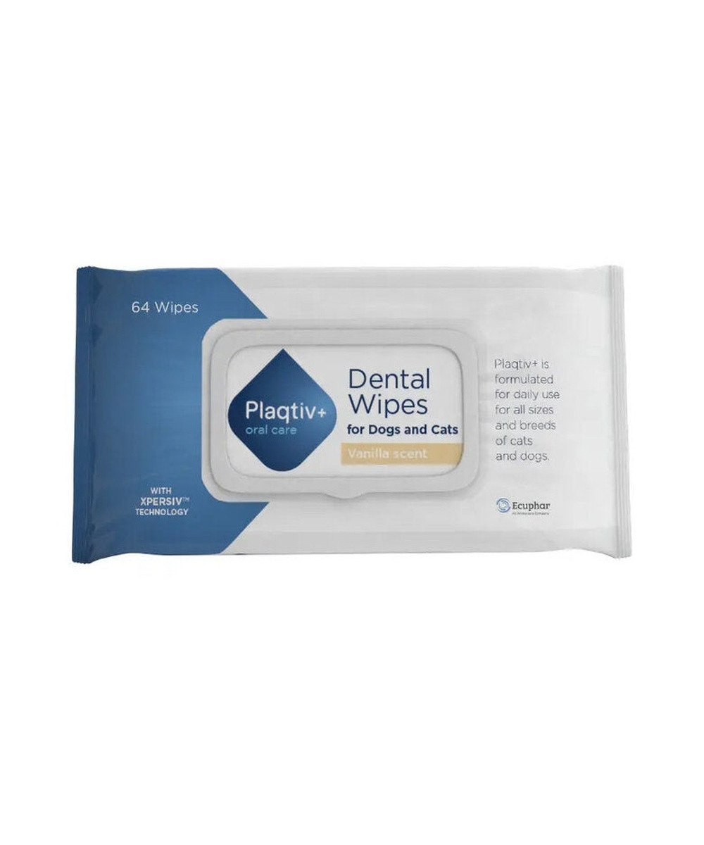 PLAQTIV+ TOALLITAS DENTALES 64 UDS
