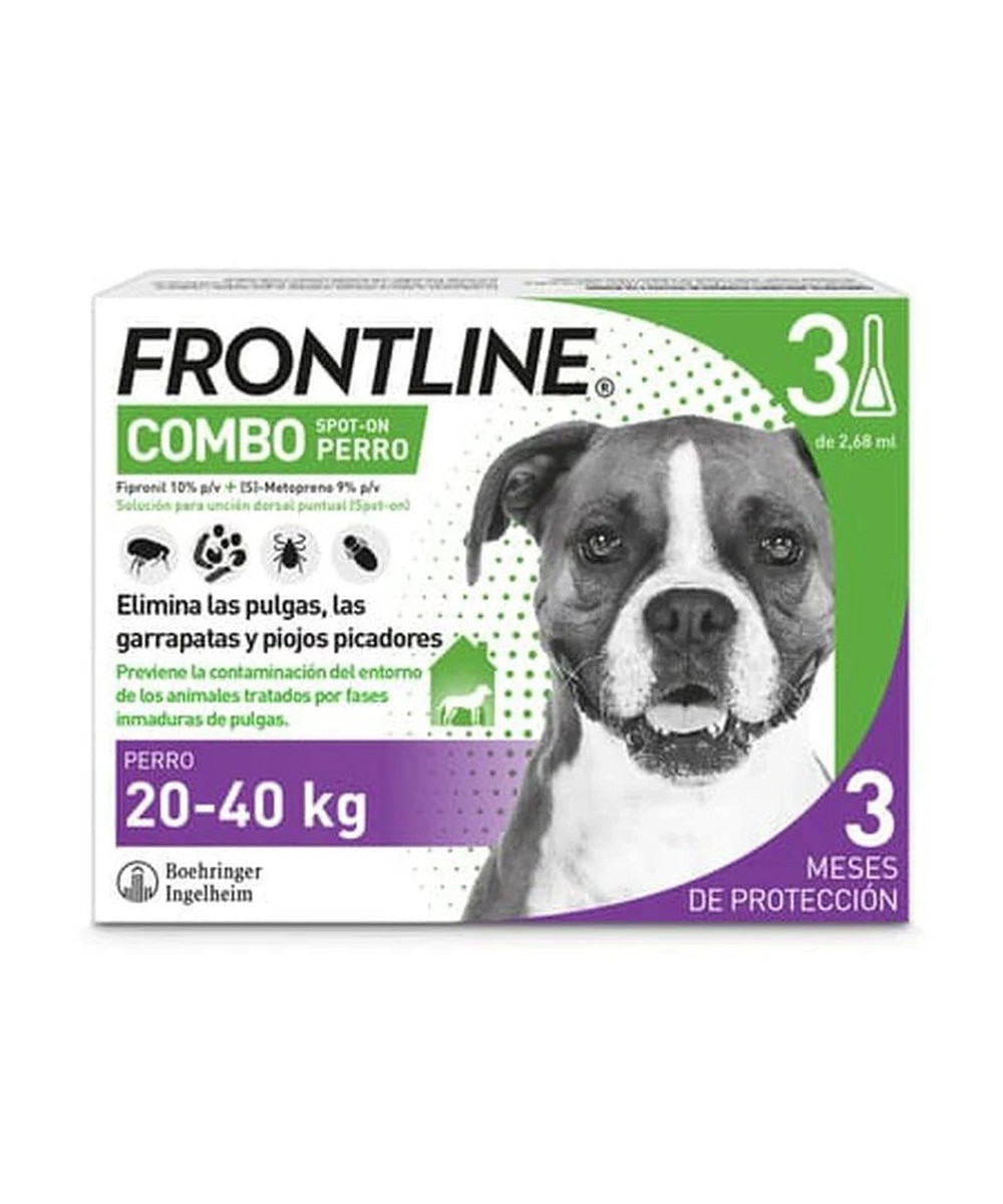 FRONTLINE COMBO 3 PIPETAS 20-40 KG