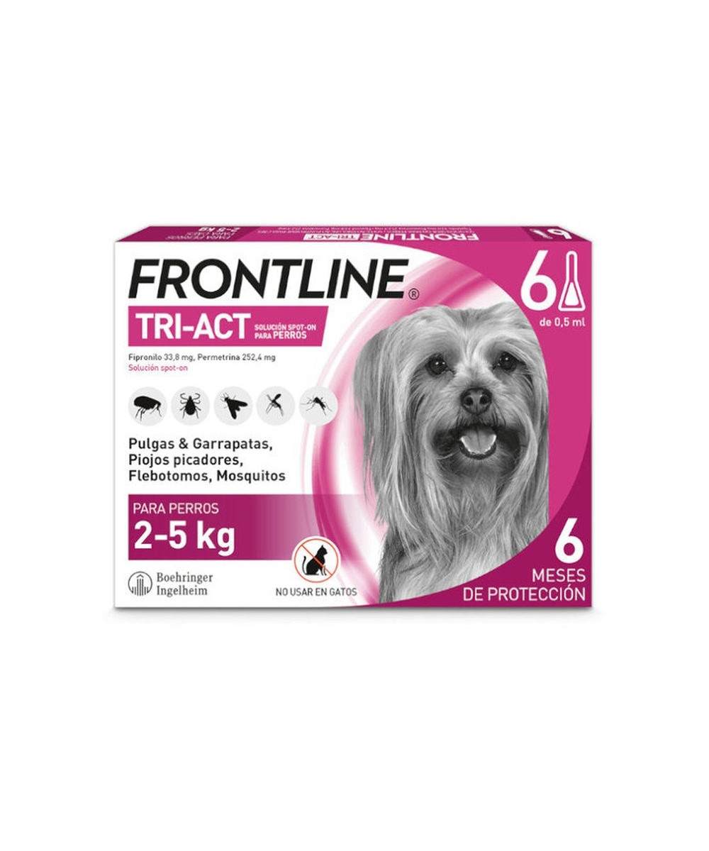FRONTLINE TRI-ACT 2-5 KG 6 PIPETAS