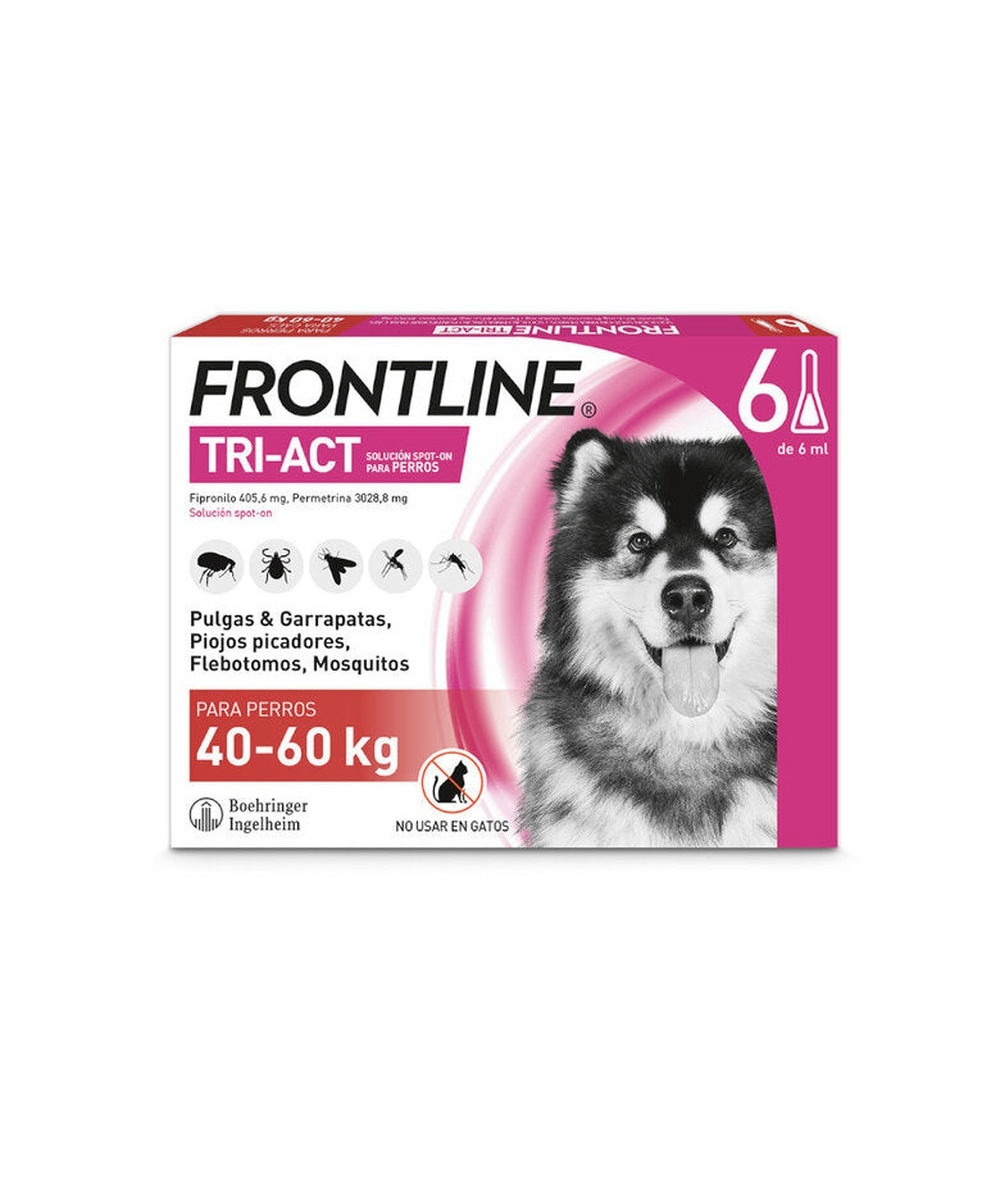 FRONTLINE TRI-ACT 40-60 KG 6 PIPETAS