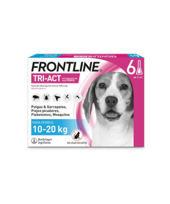 FRONTLINE TRI-ACT 10-20 KG 6 PIPETAS