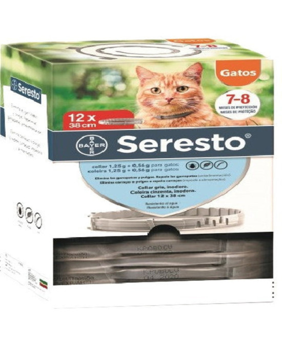 SERESTO GATOS CLINICO 12x1 COLLAR